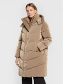 Kurtki damskie - Calvin Klein Kurtka zimowa Modern K20K204690 Beżowy Regular Fit - miniaturka - grafika 1
