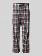 Piżamy męskie - Spodnie od piżamy z prostą nogawką i tunelem - miniaturka - grafika 1