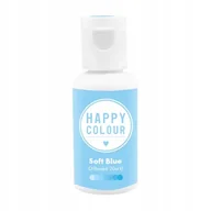 Dodatki do ciast w proszku - Barwnik olejowy do mas tłustych Happy Colour Soft Blue 20 ml - miniaturka - grafika 1