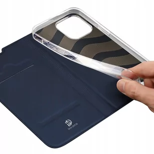 Dux Ducis Skin Pro kabura etui pokrowiec z klapką iPhone 14 Pro Max niebieski - Etui i futerały do telefonów - miniaturka - grafika 1
