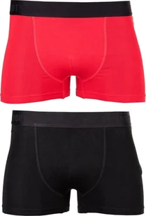 4f Bokserki męskie 4F M027 czerwone, czarne 4FAW23UBXSM027 91S S - Majtki męskie - miniaturka - grafika 1