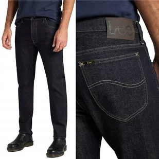 Lee RIDER SLIM Rinse lekko dopasowane granatowe spodnie jeansowe W34 L30 - Spodnie męskie - miniaturka - grafika 1