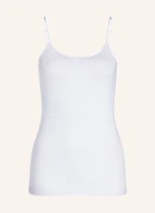 Hanro Top Cotton Seamless weiss - Koszulki i topy damskie - miniaturka - grafika 1