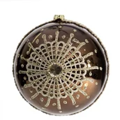 Bombki - Shumee Shumee Eurofirany Bombka plastikowa z koronką eurofirany_33754 eurofirany_33754 eurofirany_33754 - miniaturka - grafika 1