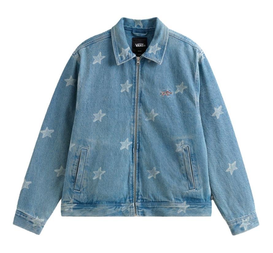 Vans Kurtka Męska jeansowa Pomona Denim Station Jacket Stonewash/Blue VN000T6QCDX1 S