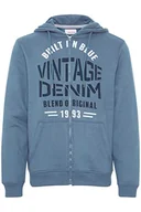 Bluzy męskie - Blend Bluza męska, 184025/niebieski (Copen Blue), M - miniaturka - grafika 1