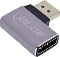 Złącza, przejściówki, adaptery - InLine® DisplayPort 1.4 Adapter, DisplayPort Stecker /Buchse, 90° rechts, 8K UHD - miniaturka - grafika 1