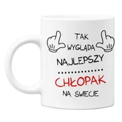 Walentynki - KUBEK NA WALENTYNKI DLA CHŁOPAKA MĘŻA NA PREZENT - miniaturka - grafika 1
