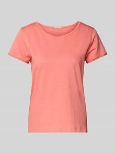 T-shirt o kroju regular fit z czystej bawełny - Koszulki i topy damskie - miniaturka - grafika 1