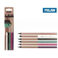 Przybory szkolne - Kredki sześciokątne 6 kolorów MILAN - miniaturka - grafika 1