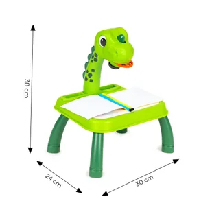 Projektor tablica do rysowania dinozaur 12 flamastrów 24 wzory - Projektory dla dzieci - miniaturka - grafika 6