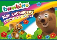 Szkolne artykuły papiernicze - St. Majewski Blok techniczny A4 10k mix kolorów - miniaturka - grafika 1