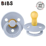 Smoczki uspokajające - Bibs Colour Dusty Blue M Smoczek Uspokajający Kauczuk Hevea - miniaturka - grafika 1