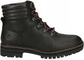 Botki damskie - Buty damskie TIMBERLAND r. 37,5 24,5 cm skórzane botki trzewiki czarne - miniaturka - grafika 1