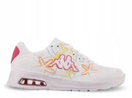 Buty sportowe damskie - Buty Damskie Kappa 243306FL1017 Harlem Emb Fl Białe 39 - miniaturka - grafika 1