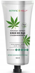 BIOXON BotanicHelp Krem do rąk z olejem konopnym nawilżająco-odżywczy, 100ml - Kremy i maski do rąk - miniaturka - grafika 1