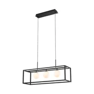 Lampy sufitowe - Industrialna lampa wisząca nad wyspę MD3115-3-3BT z serii PIRO  - miniaturka - grafika 1