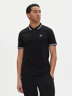 Fila Polo Lubeek FAM0898 Czarny Regular Fit - Koszulki męskie - miniaturka - grafika 1