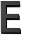 Numery na dom - Numeracja domu Modern mała litera E Aluminium - miniaturka - grafika 1