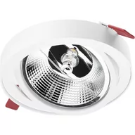 Lampy pozostałe - Oprawa Podtynkowa Ruchoma Gu10 Es111 Okrągła Biała Carpi Lumiled - miniaturka - grafika 1