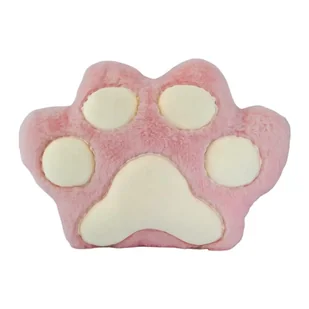 Poduszka kocia łapka różowa - Poduszki dekoracyjne - miniaturka - grafika 1