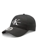 Czapki męskie - Calvin Klein Jeans Czapka z daszkiem Monogram K50K510061 Czarny - miniaturka - grafika 1