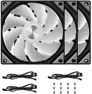 Wentylatory komputerowe - Wentylator TRYX ROTA SL ARGB Wentylator odwrócony - 3-pak, 120mm, czarny F-R120R-AM3M-G0K - miniaturka - grafika 1