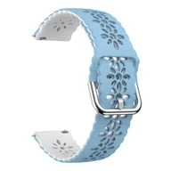 Akcesoria do zegarków - PASEK DO ZEGARKA SMARTWATCH 20MM DO SAMSUNG GALAXY WATCH 42MM / 2 41MM / 4 5 / HUAWEI WATCH GT 2 42MM / GT 3 42MM / AMAZFIT BIP GTS 4 3 2 MINI - miniaturka - grafika 1