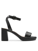 Sandały damskie - Clarks Sandały AmbyrLyn Bay 26177005 Czarny - miniaturka - grafika 1