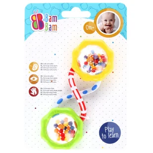 Grzechotka Kule BAM BAM - Grzechotki dla dzieci - miniaturka - grafika 1