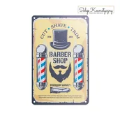 Wyposażenie studia tatuażu - Tablica ozdobna barber B018 - miniaturka - grafika 1