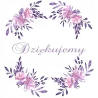 Kartki okolicznościowe i zaproszenia - Naklejki 3 cm z napisem Dziękujemy podziękowania - miniaturka - grafika 1