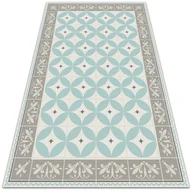 Dywany - Modny winylowy dywan Kafelki i koła 150x225 cm - miniaturka - grafika 1