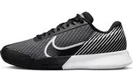 Trampki damskie - Nike W Zoom Vapor PRO 2 Cly, Trampki damskie, czarny biały, 41 EU - miniaturka - grafika 1