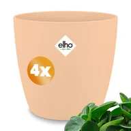 Donice - Gardenbruk Doniczka Brussels zestaw 4 szt brzoskwiniowa 14x13cm 1,4L - miniaturka - grafika 1