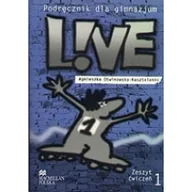 Podręczniki dla gimnazjum - Macmillan Agnieszka Otwinowska-Kasztelaniec Live 1 - miniaturka - grafika 1