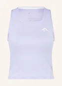 Bluzki damskie - Nike Top Do Biegania Trail Dri-Fit lila - miniaturka - grafika 1