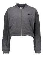 Kurtki damskie - Nike Kurtka przejściowa "Terry Quilted" w kolorze antracytowym - miniaturka - grafika 1