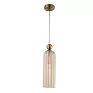 Lampy sufitowe - Lampa wisząca Piega 1 amber LP-939/1P amber - Light Prestige - miniaturka - grafika 1