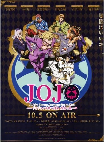 Plakat Anime JoJo no Kimyou na Bouken JOJO_072 A3 Custom Manga
