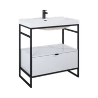 Szafki łazienkowe - ELITA  INDUS 80 1S WHITE HG DO STELAŻA SZAFKA PODUMYWALKOWA STOJĄCA NA NÓŻKACH 168672 - miniaturka - grafika 1