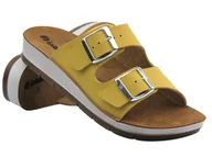 Klapki i japonki damskie - Klapki damskie z klamrami - INBLU CP-54, ciemny brąz - Inblu - miniaturka - grafika 1