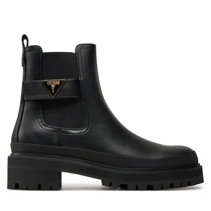 Botki Guess Bensly FLFBEN ELE10 Czarny - Botki damskie - miniaturka - grafika 1