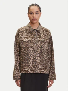 Vero Moda Kurtka jeansowa Tessa 10329961 Brązowy Oversize - Kurtki damskie - miniaturka - grafika 1
