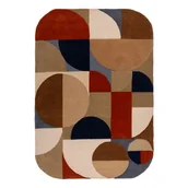 Dywany - Wełniany dywan tkany ręcznie w kolorze terakoty 120x170 cm Mia Arch – Flair Rugs - miniaturka - grafika 1