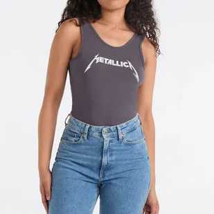 Body Amplified Metallica Logo Ladies Bodysuit-L - Odzież ciążowa - miniaturka - grafika 1