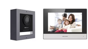 Zestaw wideodomofonowy IP DS-KIS602(B) Hikvision - Wideodomofony - miniaturka - grafika 1