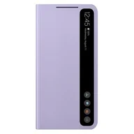 Etui i futerały do telefonów - Samsung Smart Clear View Cover do S21FE lavender | EF-ZG990CVEGEE - miniaturka - grafika 1