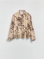 Koszule damskie - Reserved - Wzorzysta koszula z wiskozy - wielobarwny - miniaturka - grafika 1