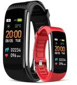 Smartband - Giewont Fit&GO Duo GW200-1 Black + Pasek Alert Red - miniaturka - grafika 1